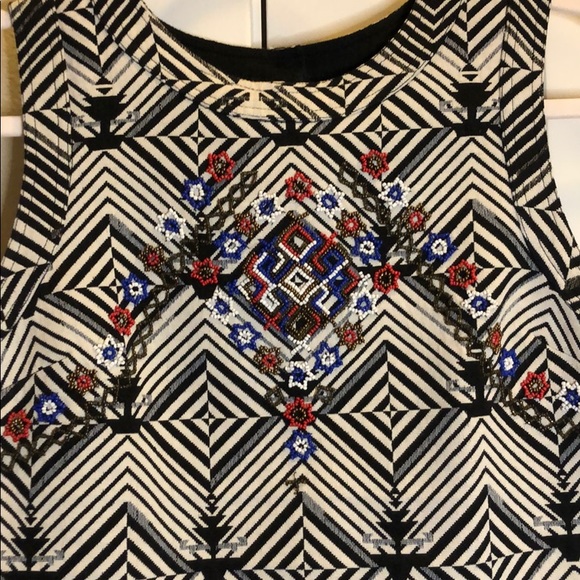 Fun Geometric Pattern Dress - Picture 2 of 3